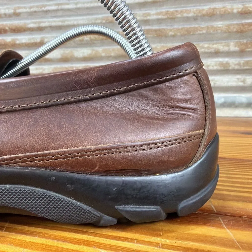 Allen Edmonds Brown Mens Boulder Leather Loafer Size 8E Driving Moc